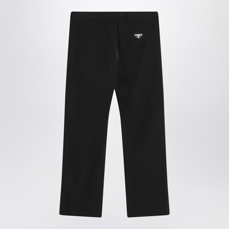 Prada Black Pants In Techno Stretch Men