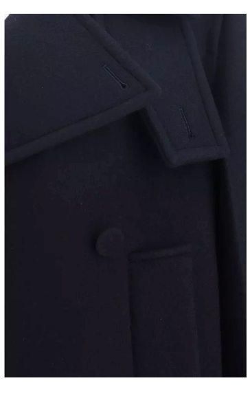 JIL SANDER Men's navy blue CABAN JACKET