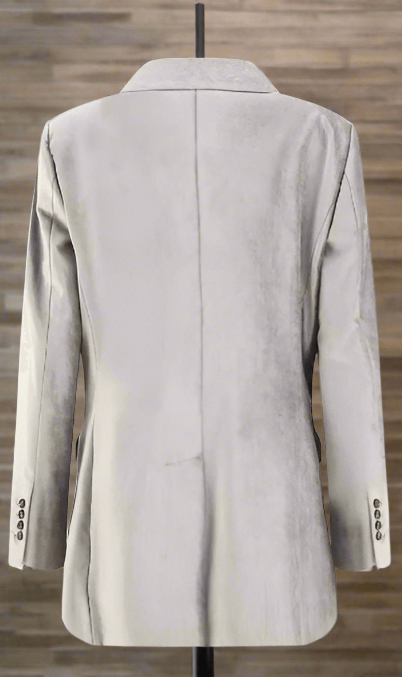 Brunello Cucinelli women's silver-grey BLAZER JACKET