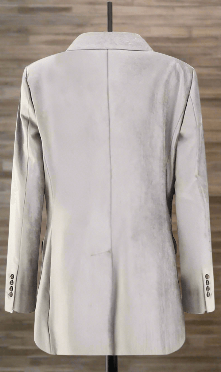 Brunello Cucinelli women's silver-grey BLAZER JACKET