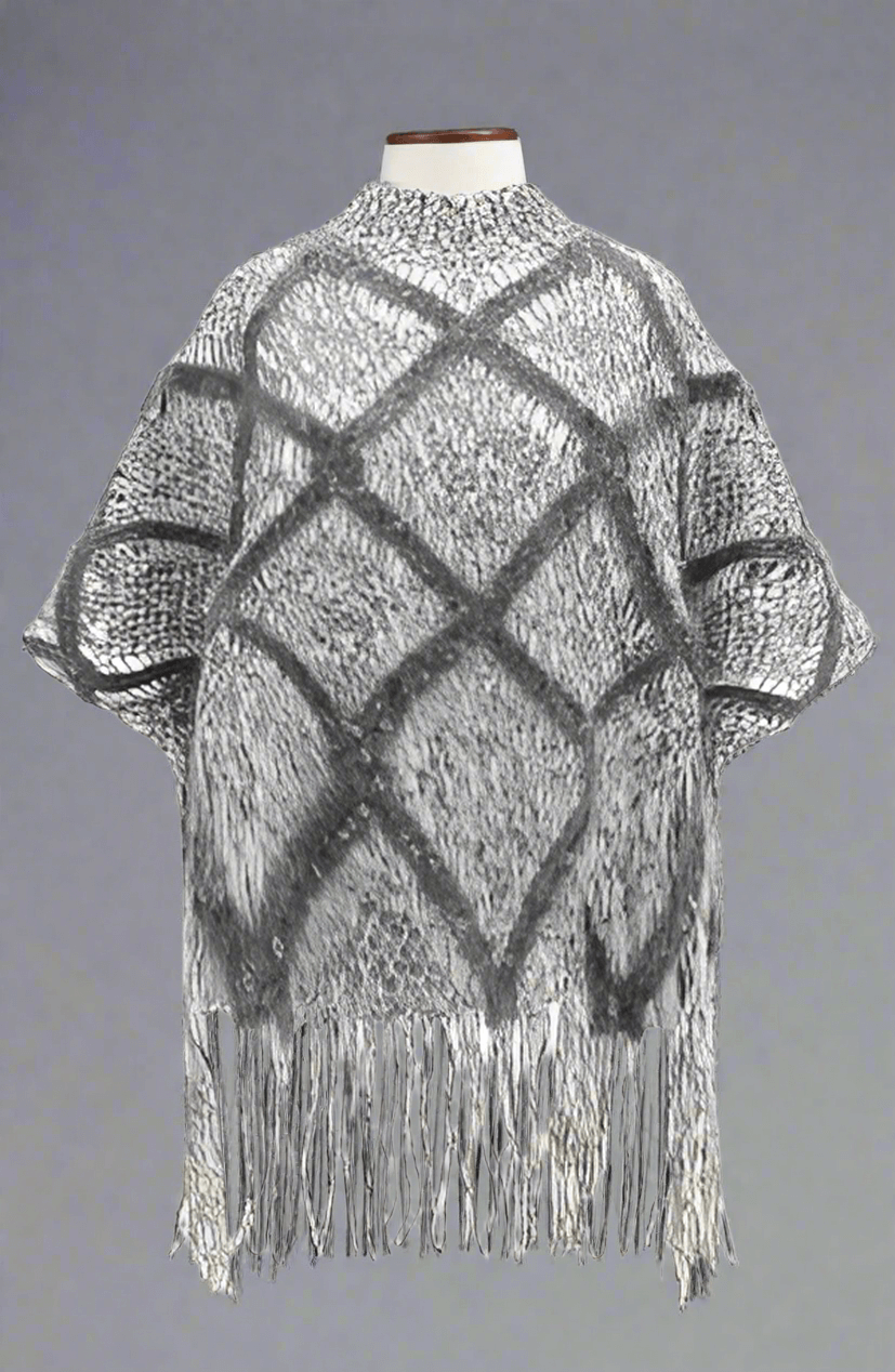 Brunello Cucinelli women's grey PONCHO