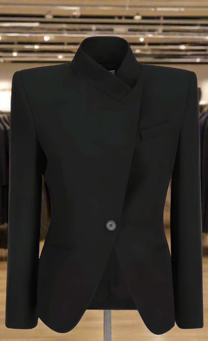 Alexander McQueen women's black BLAZER JACKET