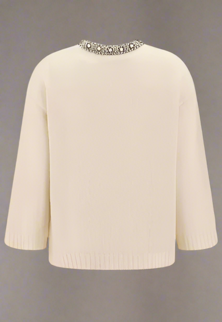 Valentino Pap women's JEWEL NECK SWEATER