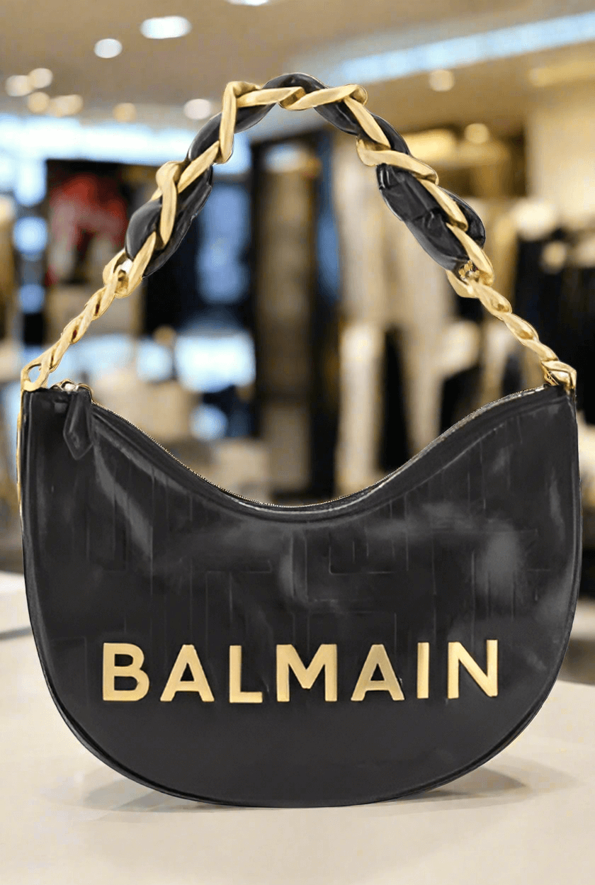 BALMAIN 1945 SOFT MOON women's SHOULDER BAG PARIS