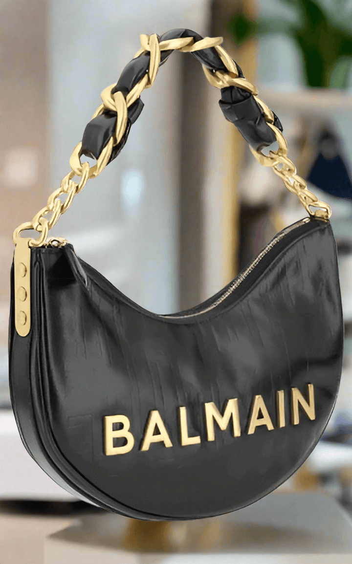 BALMAIN 1945 SOFT MOON women's SHOULDER BAG PARIS