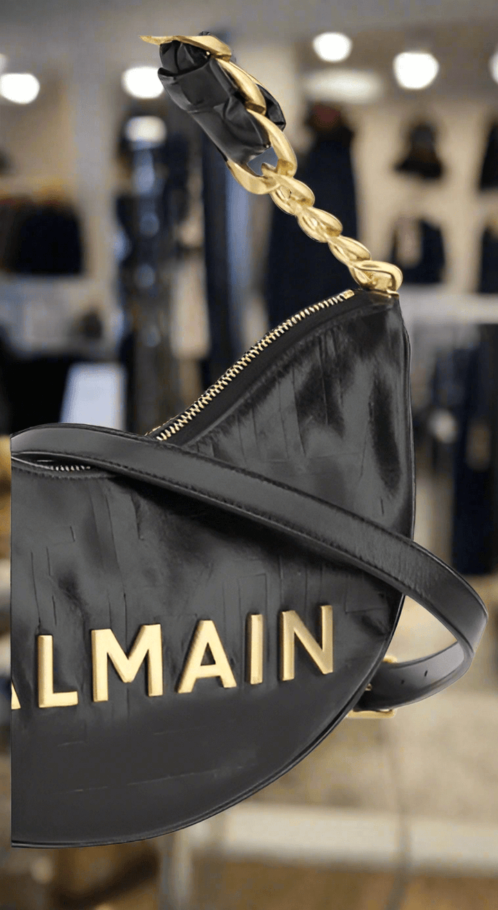 BALMAIN 1945 SOFT MOON women's SHOULDER BAG PARIS