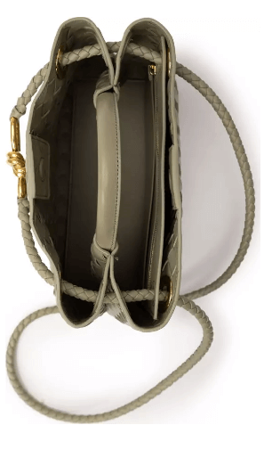Bottega Veneta GREEN LEATHER HANDBAG