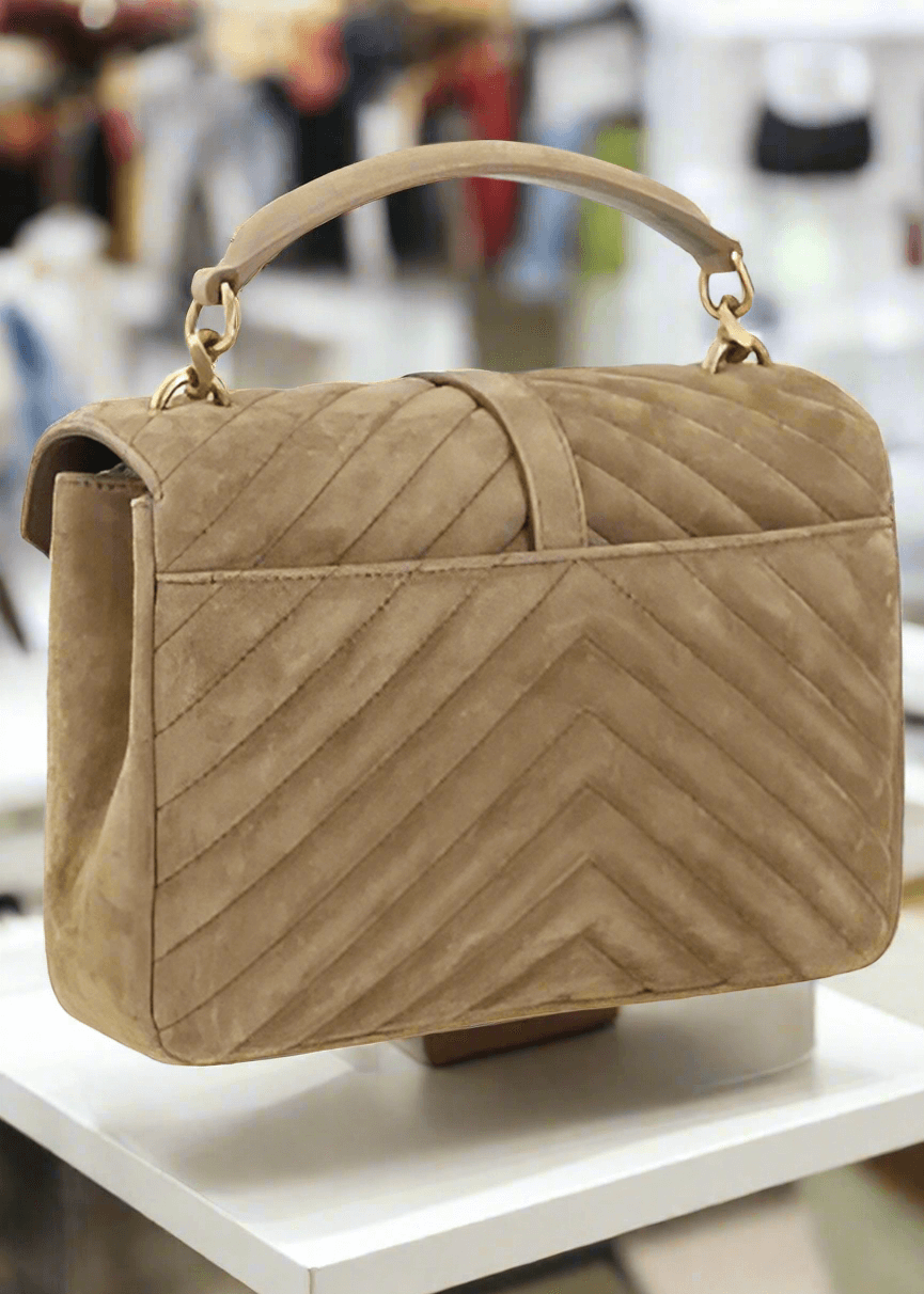 Saint Laurent brown COLLEGE HANDBAG