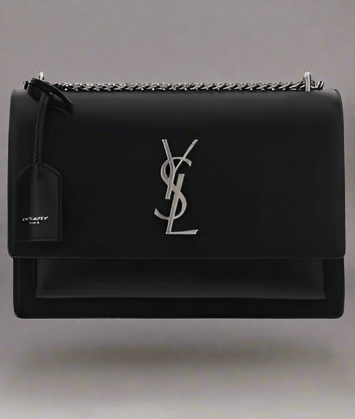 Saint Laurent black leather
MONOGRAM SUNSET SHOULDER BAG