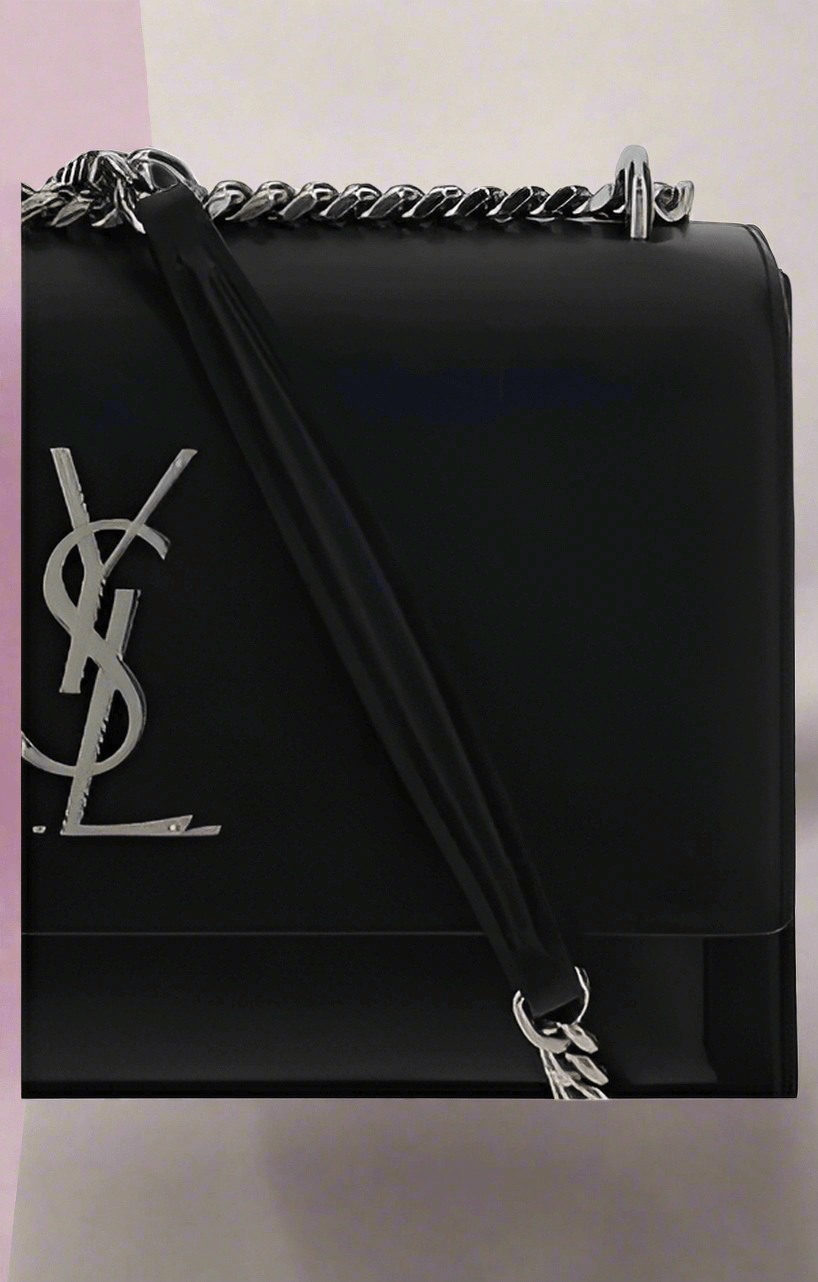 Saint Laurent black leather
MONOGRAM SUNSET SHOULDER BAG