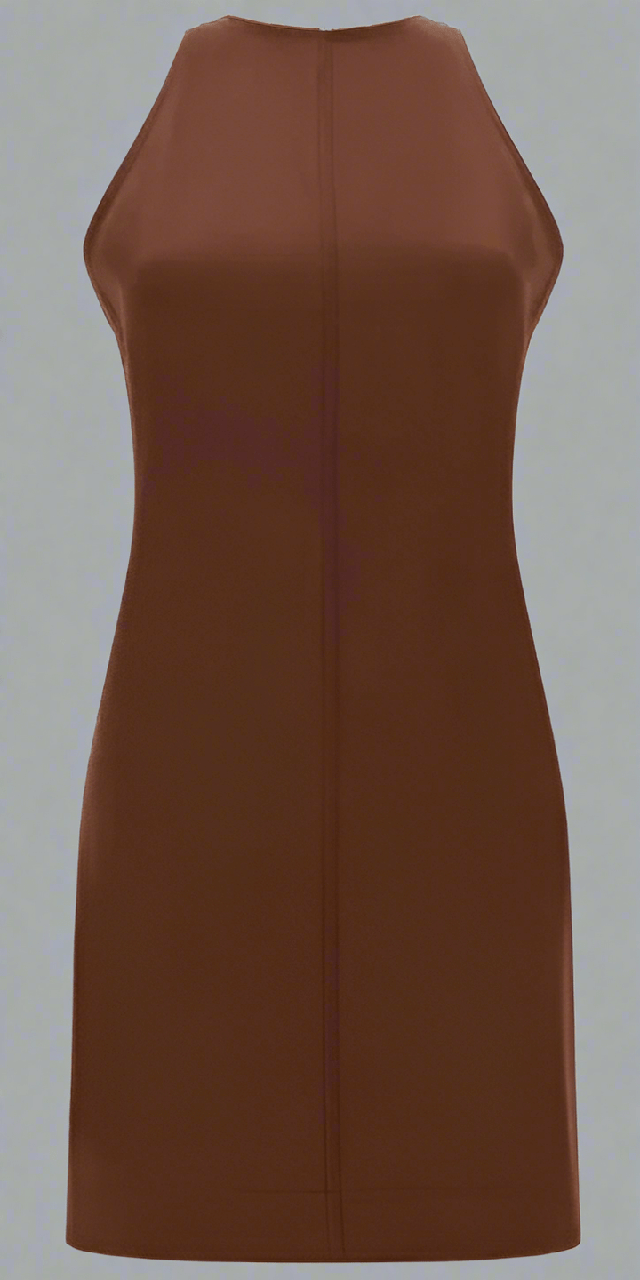 Saint Laurent brown MINI DRESS