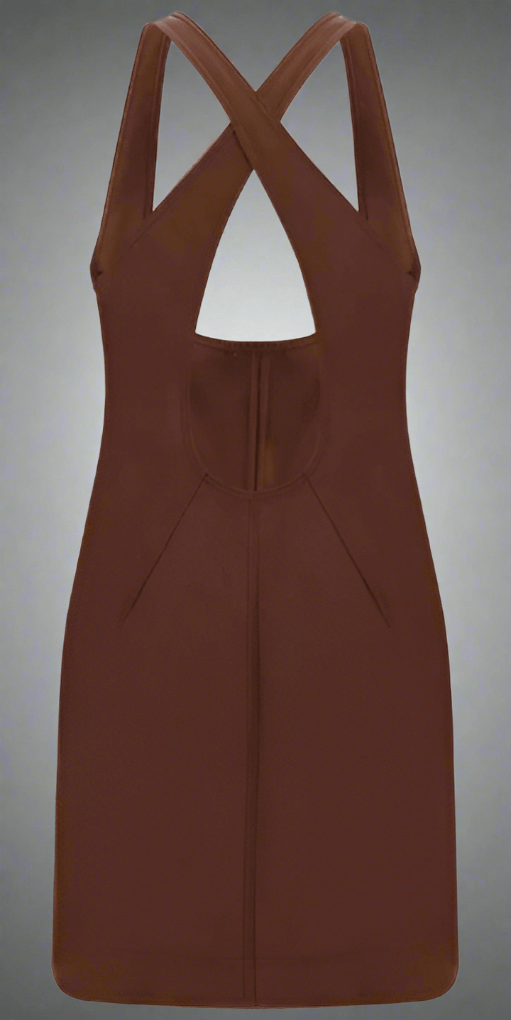 Saint Laurent brown MINI DRESS