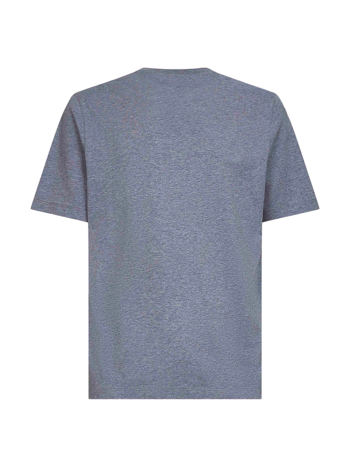 Brunello Cucinelli Men Grey Solomeo Crest T-Shirt