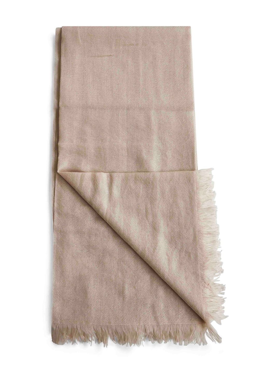 Brunello Cucinelli Women Beige Cashmere And Silk Scarf