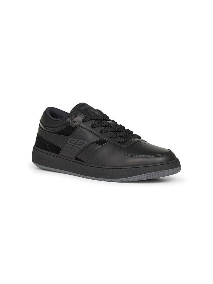 Givenchy Men Black Mixed Leathers G Move Sneakers