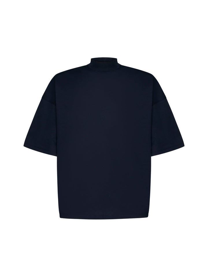 Jil Sander Men M-Clarksvillex Black Stretch Ribbed Jersey Bandeau Top