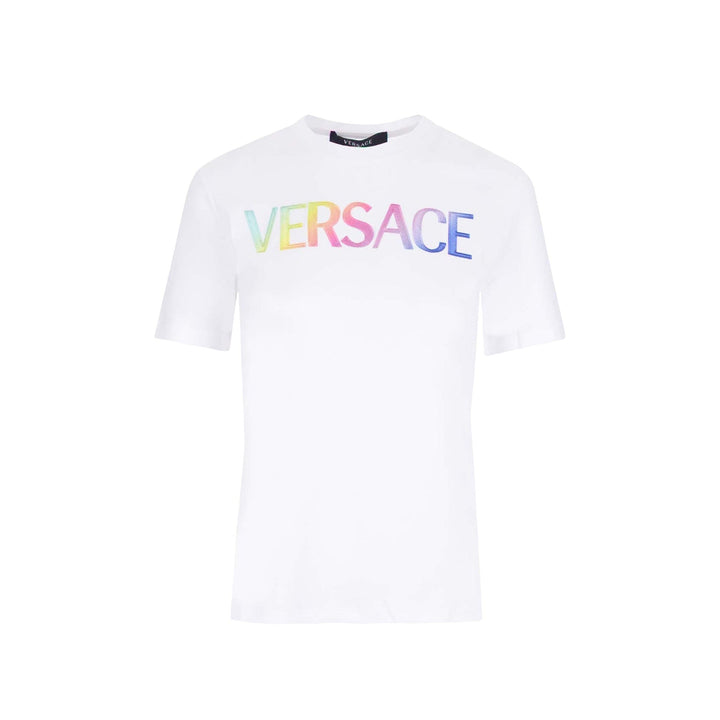 Versace Cotton Logo T-Shirt Women