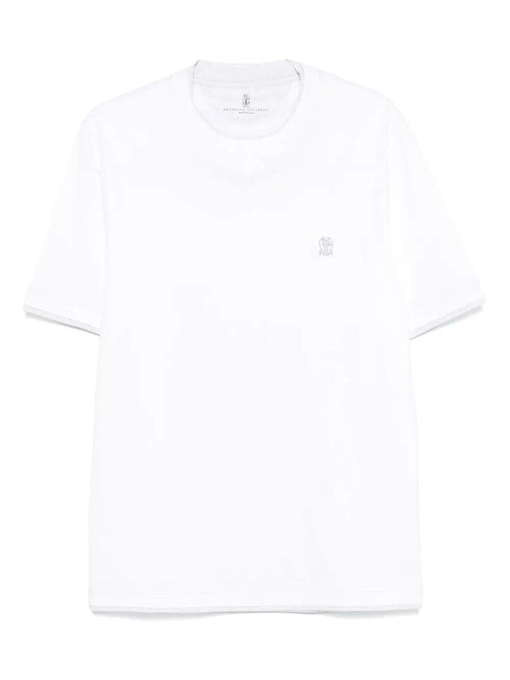 Brunello Cucinelli Men T-Shirt With Faux-Layering
