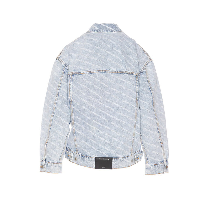 Alexander Wang Women All Over Logo Denim Jacket