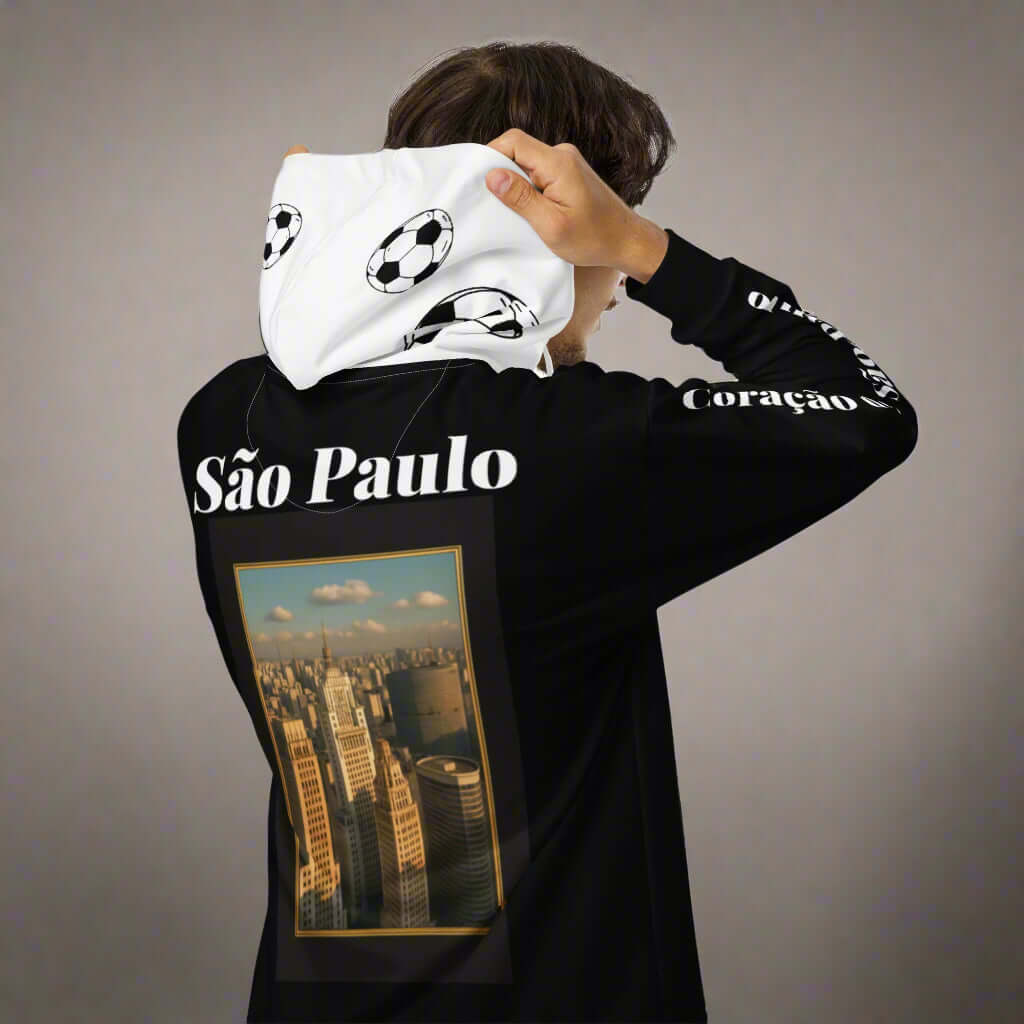SÃO PAULO CITY PRIDE BLACK UNISEX HOODIE