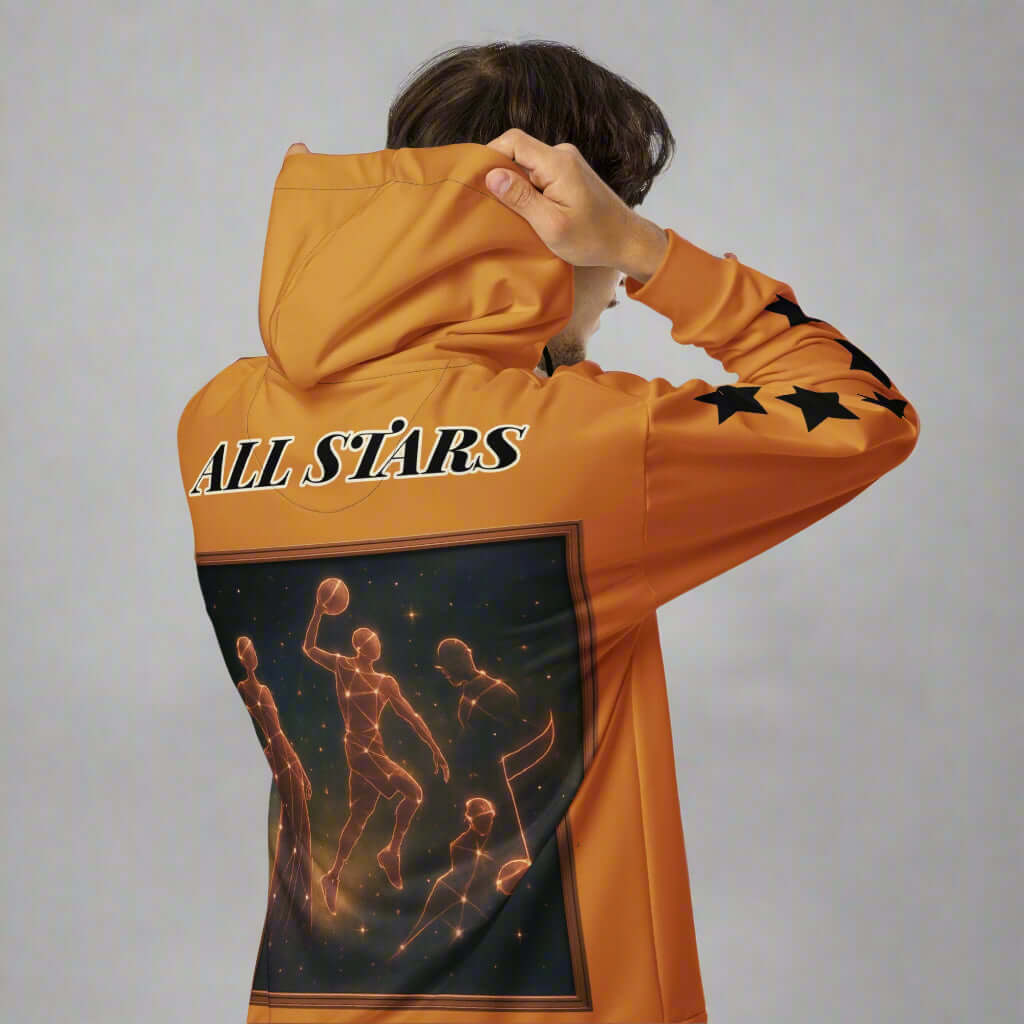 ALL STARS Hoodie – Buttercup Gold & Rose Celestial Edition Unisex zip hoodie