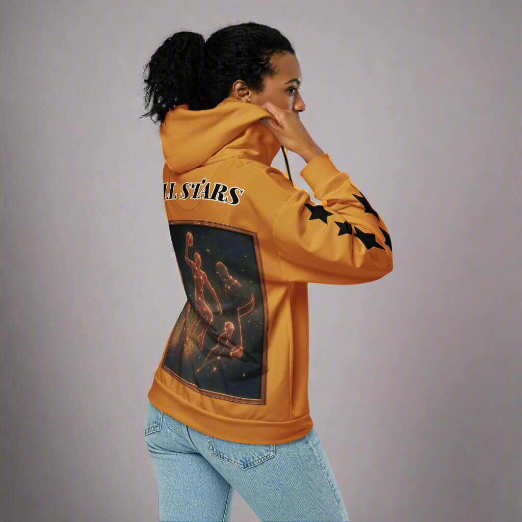 ALL STARS Hoodie – Buttercup Gold & Rose Celestial Edition Unisex zip hoodie