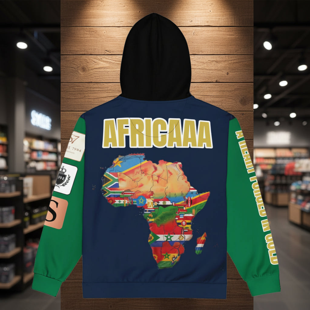 AFRICAAA Legacy Hoodie — The Heart Forged Collection Unisex zip hoodie