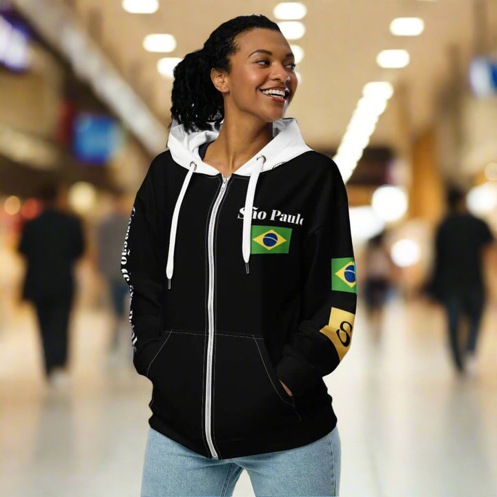 SÃO PAULO CITY PRIDE BLACK UNISEX HOODIE