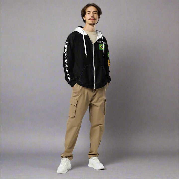 SÃO PAULO CITY PRIDE BLACK UNISEX HOODIE