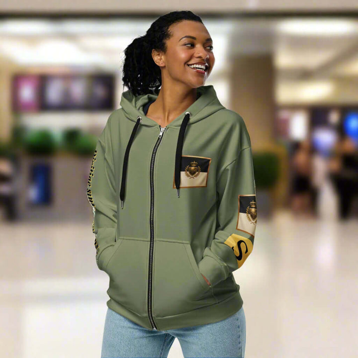 STORE 7994 "Divitiae" Manifestation Hoodie – Muted Green