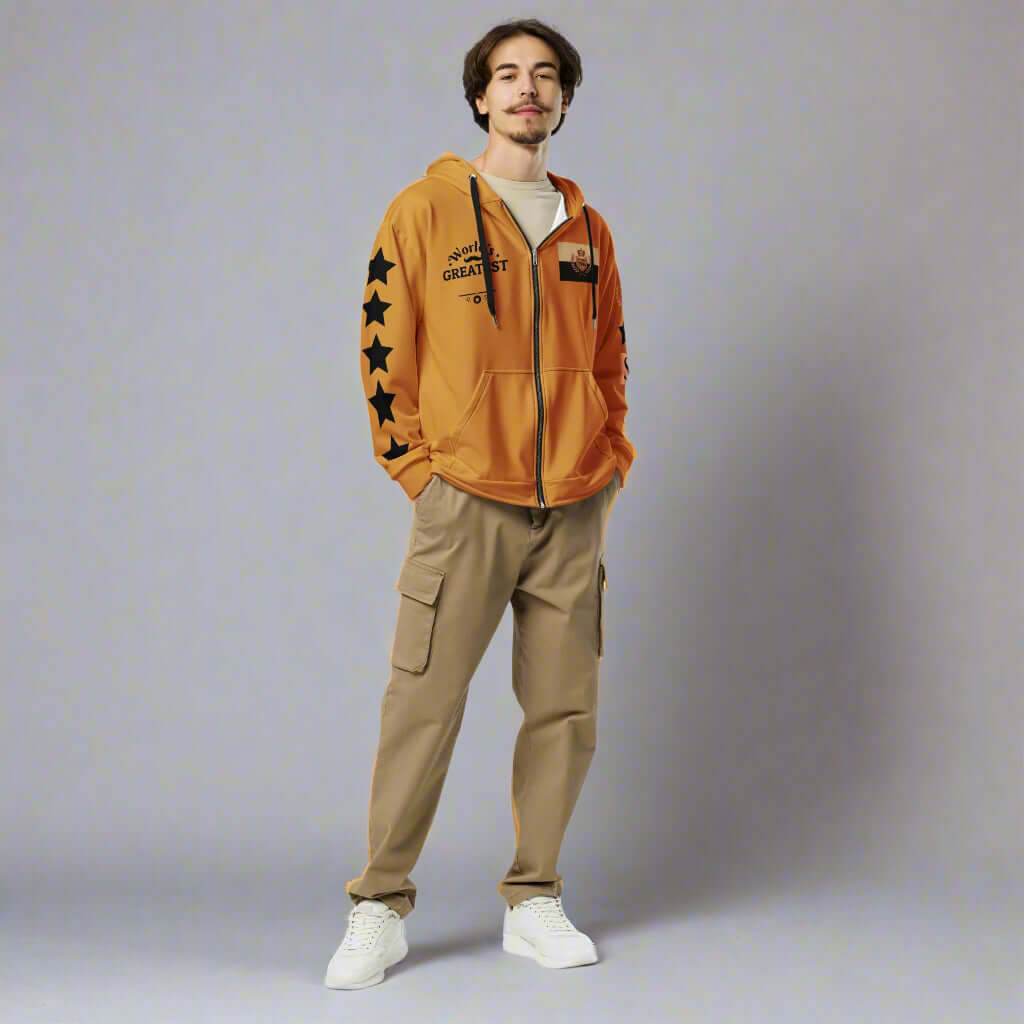 ALL STARS Hoodie – Buttercup Gold & Rose Celestial Edition Unisex zip hoodie