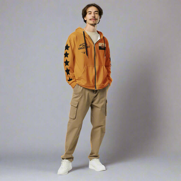 ALL STARS Hoodie – Buttercup Gold & Rose Celestial Edition Unisex zip hoodie