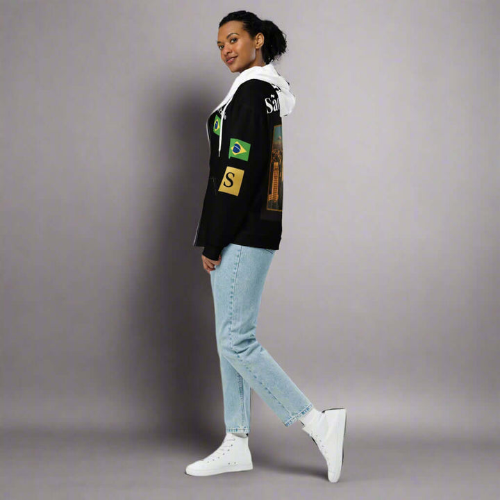 SÃO PAULO CITY PRIDE BLACK UNISEX HOODIE