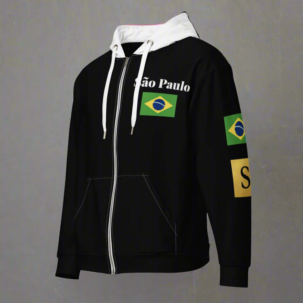 SÃO PAULO CITY PRIDE BLACK UNISEX HOODIE