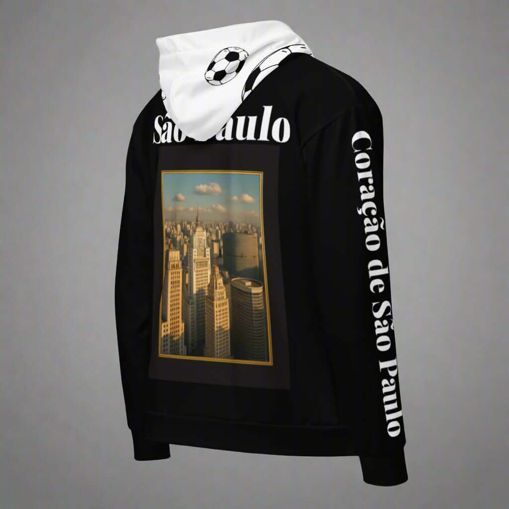 SÃO PAULO CITY PRIDE BLACK UNISEX HOODIE
