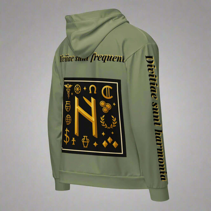 STORE 7994 "Divitiae" Manifestation Hoodie – Muted Green