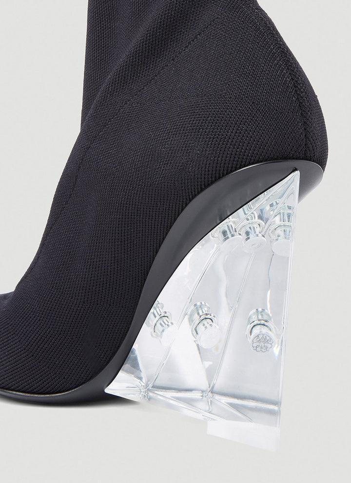 Alexander Mcqueen Women Shard High Heel Boots
