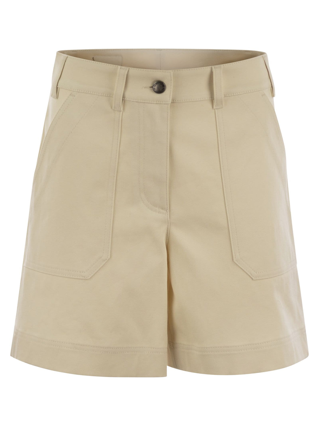Moncler Women Cotton Gabardine Shorts