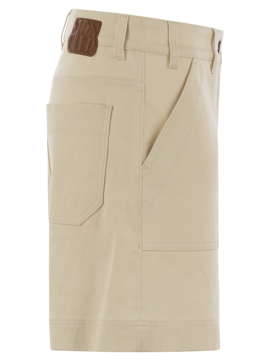 Moncler Women Cotton Gabardine Shorts