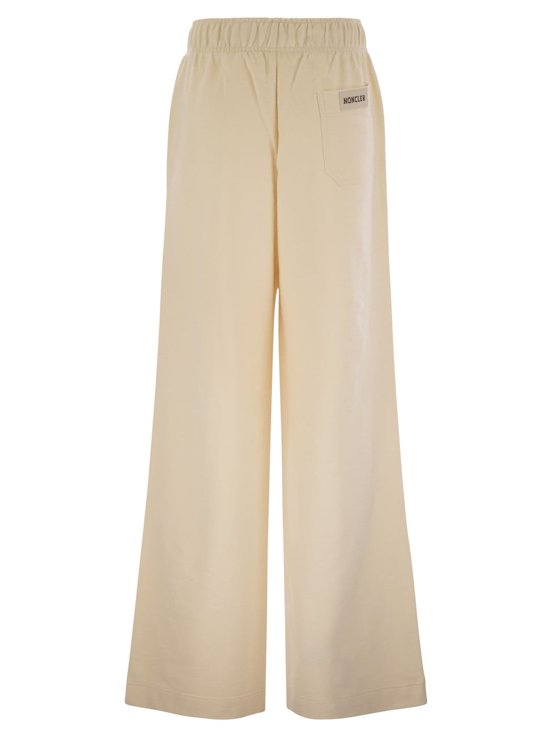 Moncler Women Wide-Leg Cotton Sport Pants