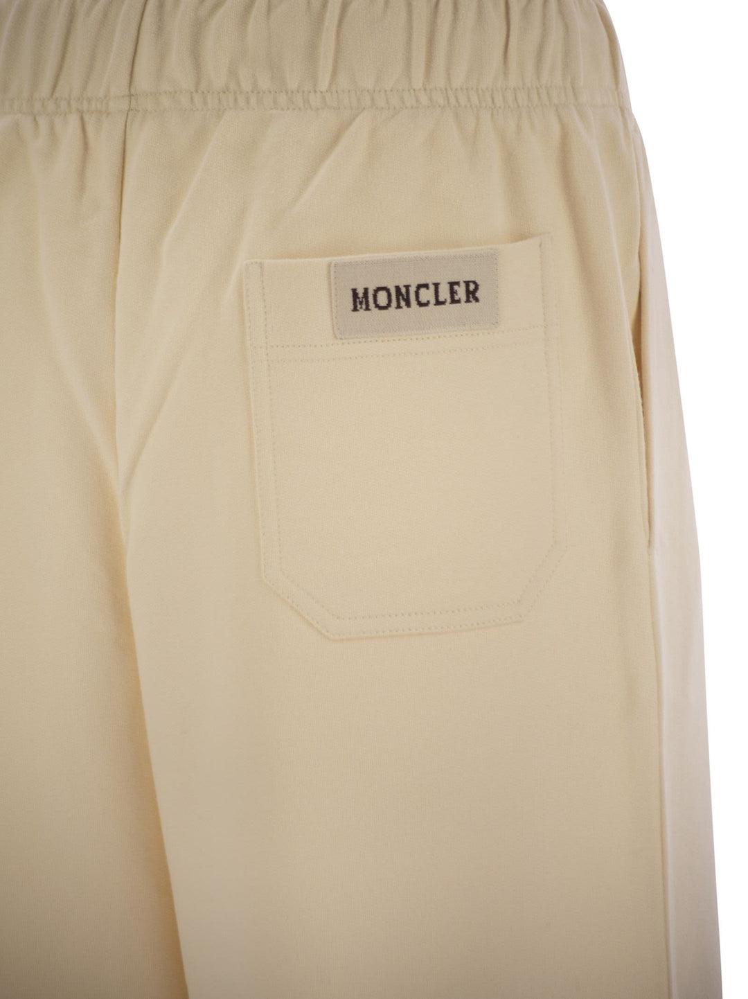 Moncler Women Wide-Leg Cotton Sport Pants