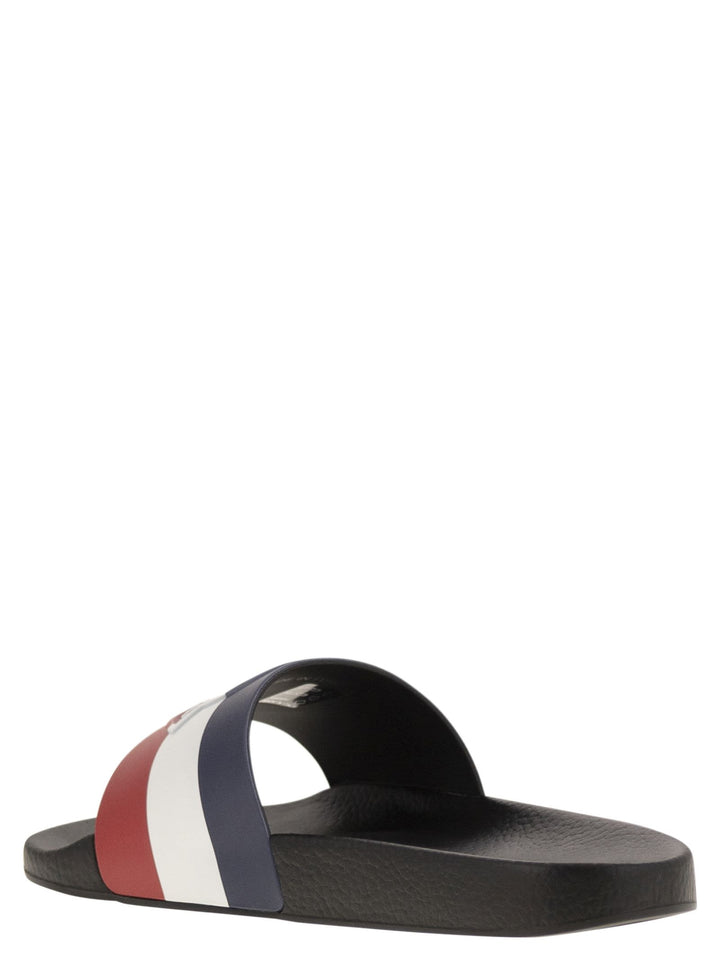 Moncler Men Basile - Rubber Slides With Logo