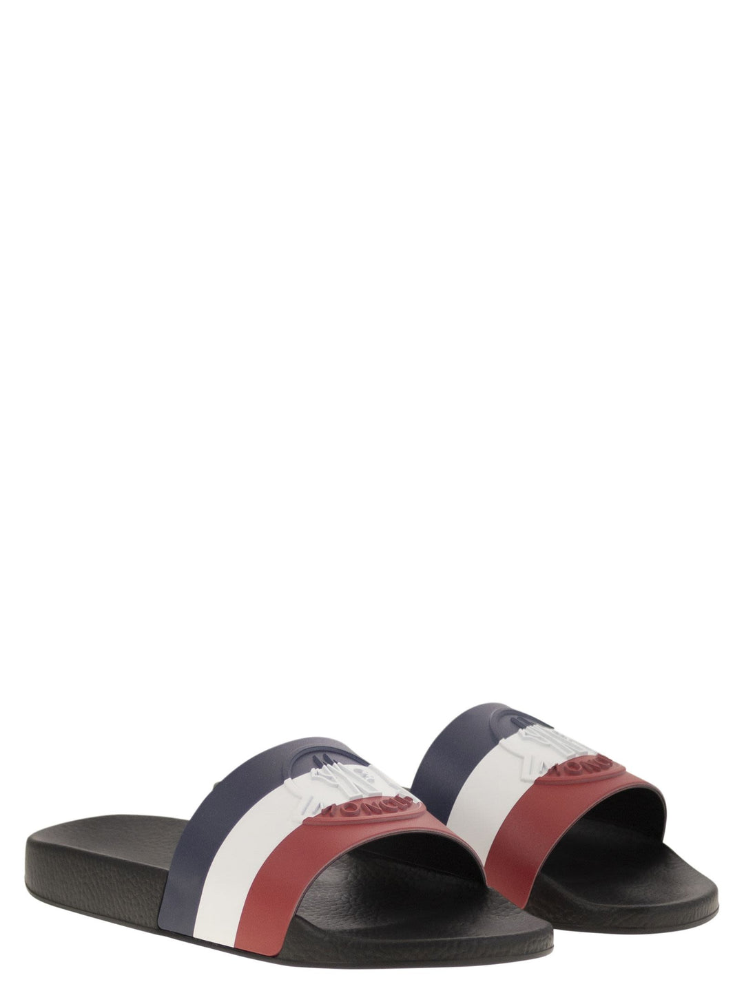 Moncler Men Basile - Rubber Slides With Logo