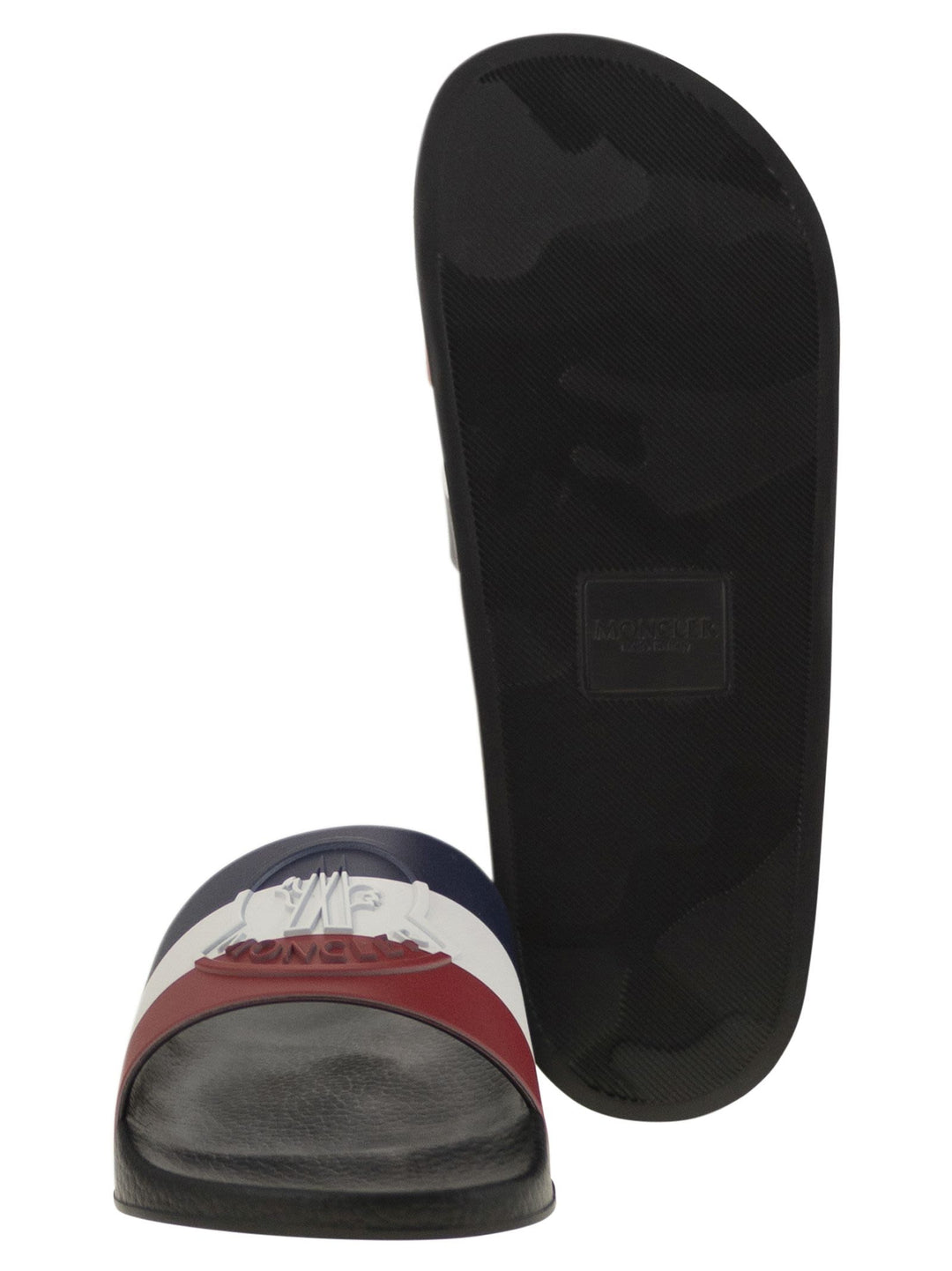 Moncler Men Basile - Rubber Slides With Logo