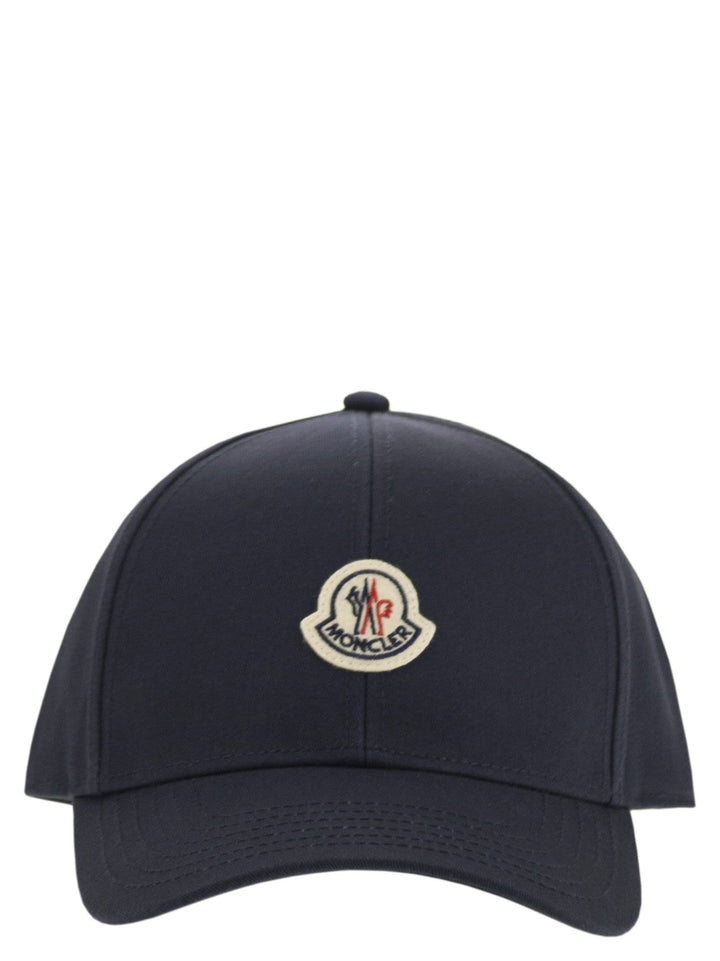 Moncler Men Cotton Gabardine Baseball Cap
