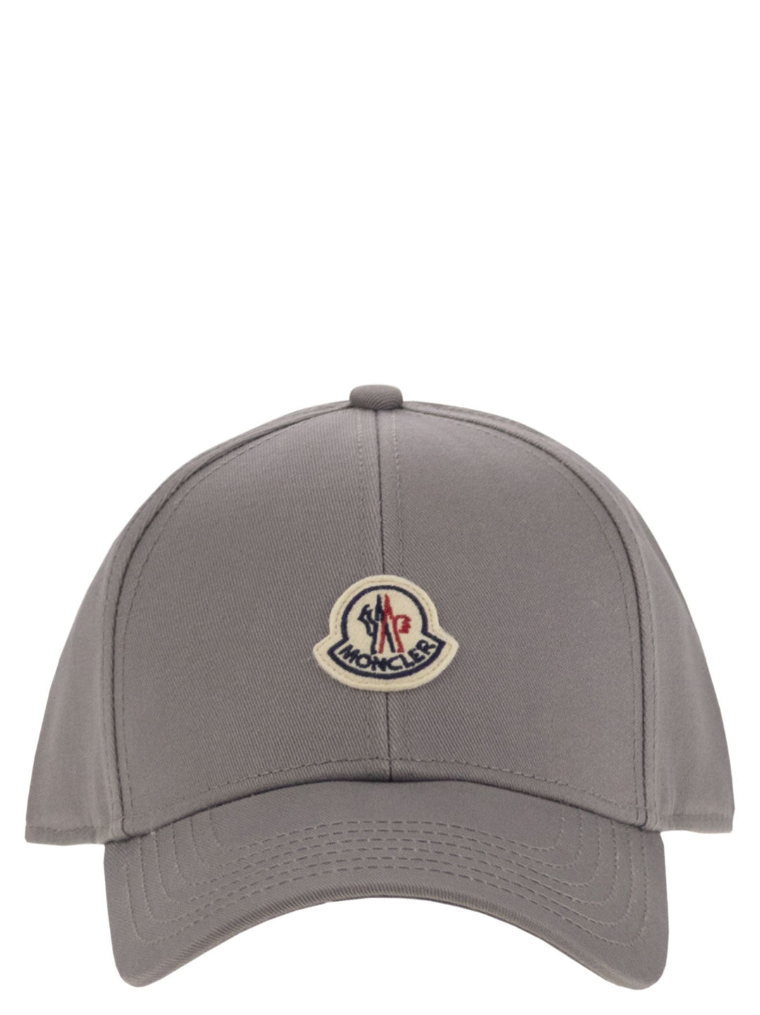 Moncler Men Cotton Gabardine Baseball Cap
