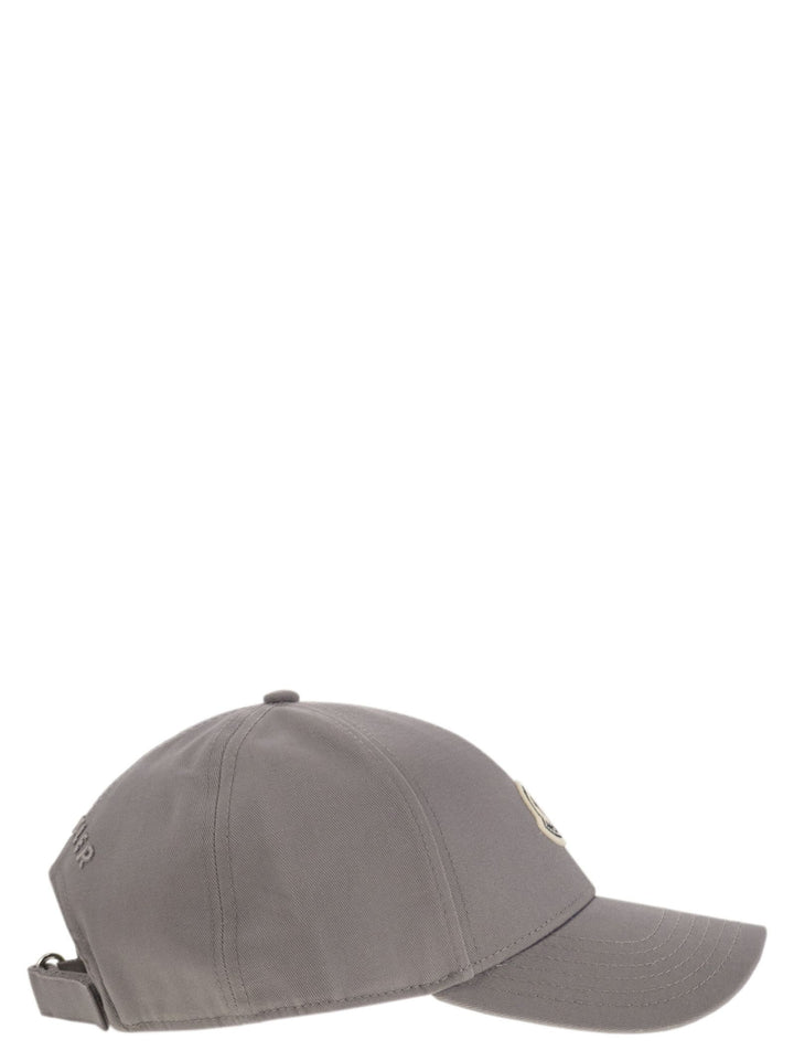 Moncler Men Cotton Gabardine Baseball Cap