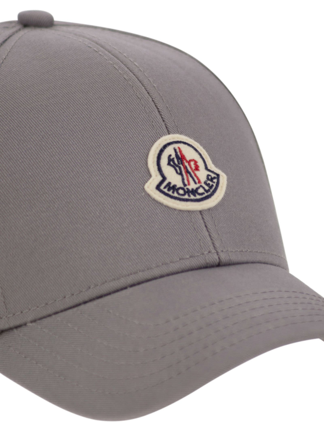 Moncler Men Cotton Gabardine Baseball Cap