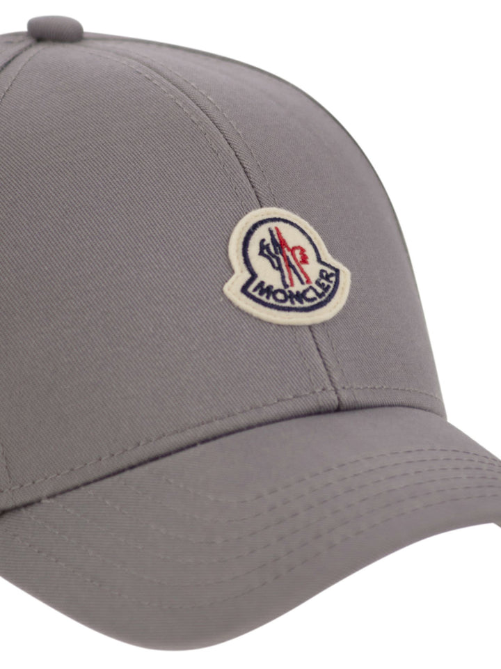 Moncler Men Cotton Gabardine Baseball Cap