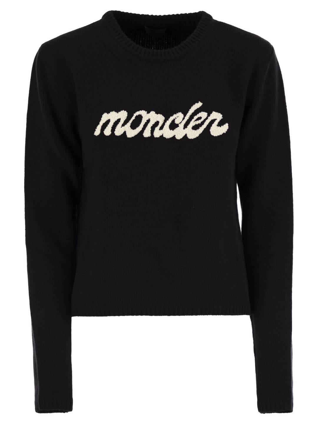 Moncler Women Logo Wool And Cashmere Jumper